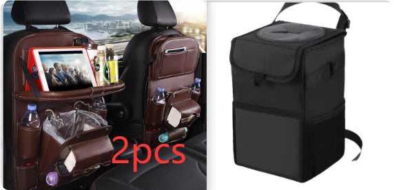 PU Leather Multifunctional Car Seat Back Organiser
