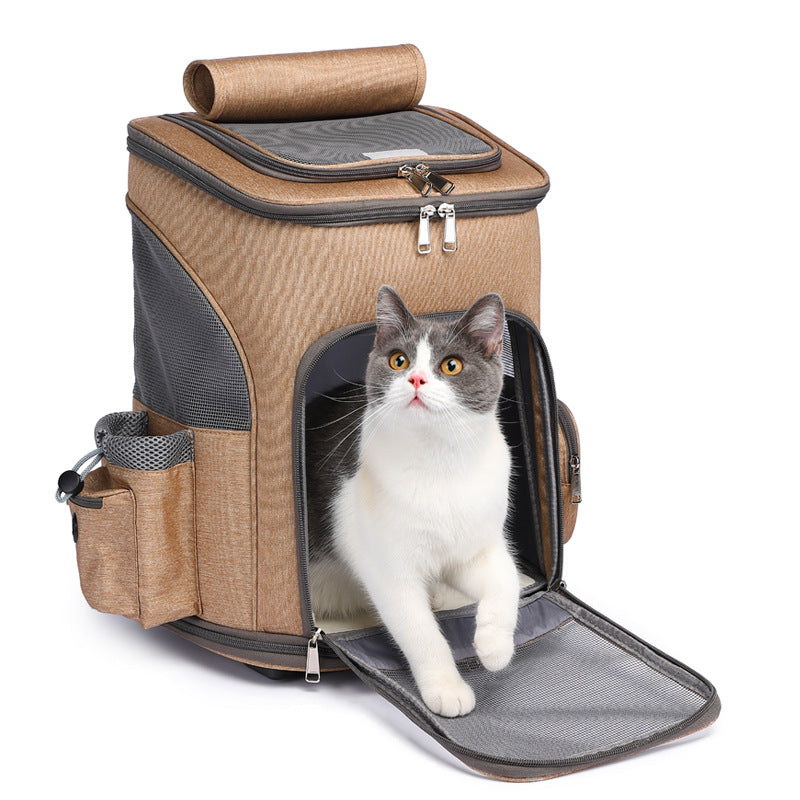MovePet Rolling Travel Companion Backpack Carrier