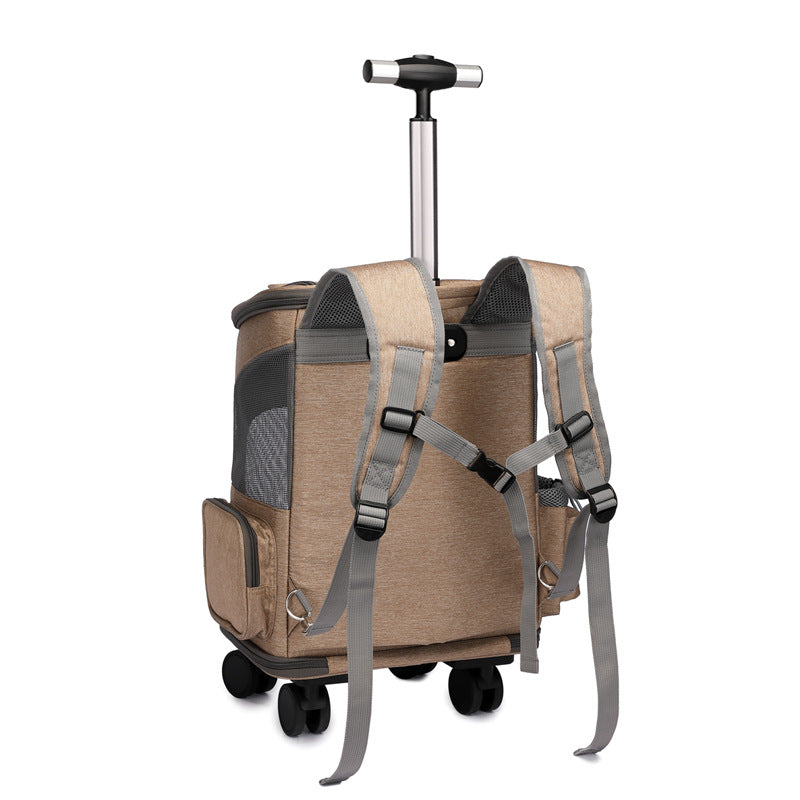 MovePet Rolling Travel Companion Backpack Carrier