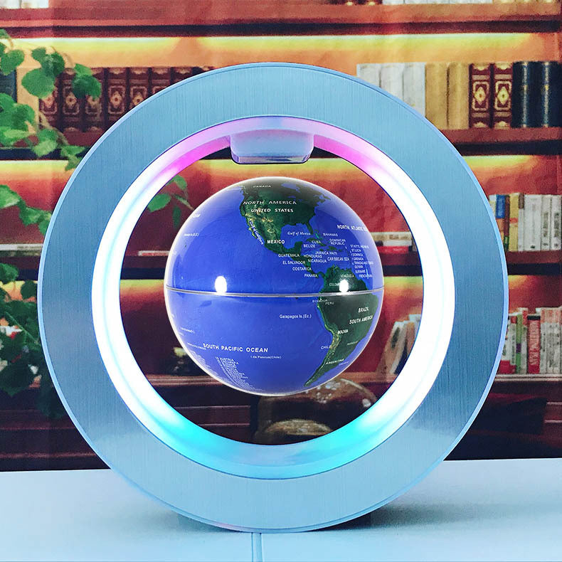 Floating LED World Globe with Anti-Gravity Illumination Effect