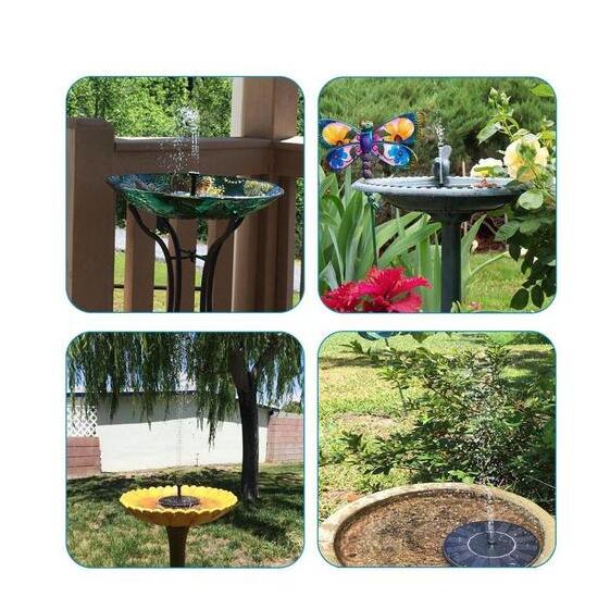 Solar-Powered Floating Fountain Pump for Gardens & Ponds