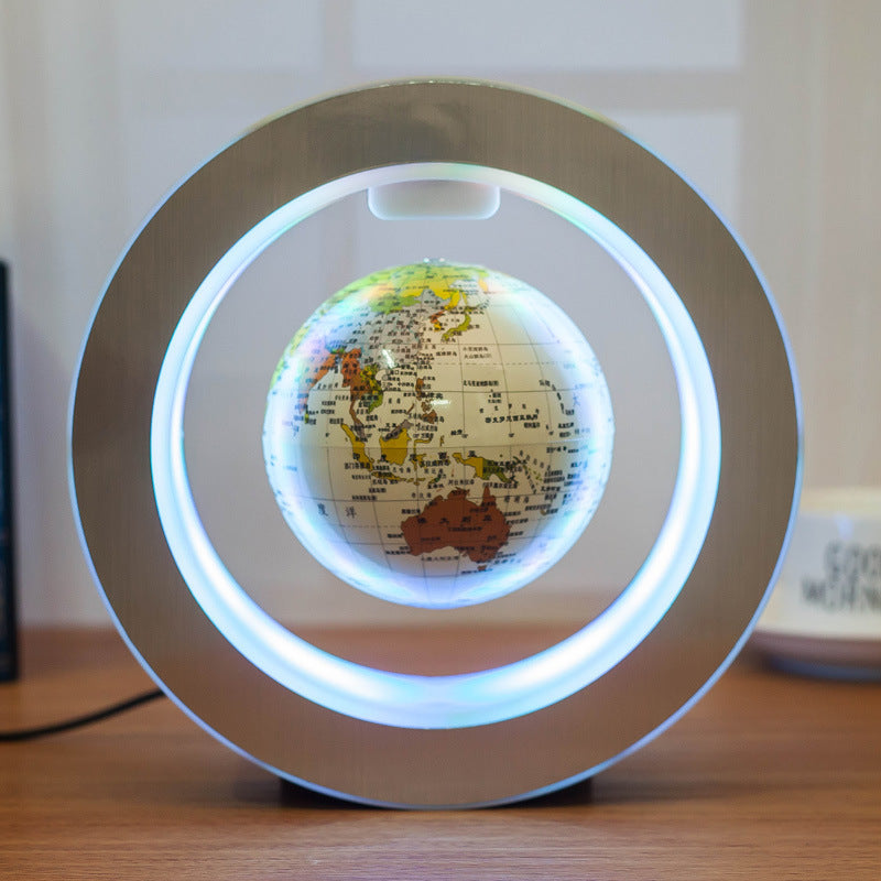 Floating LED World Globe with Anti-Gravity Illumination Effect