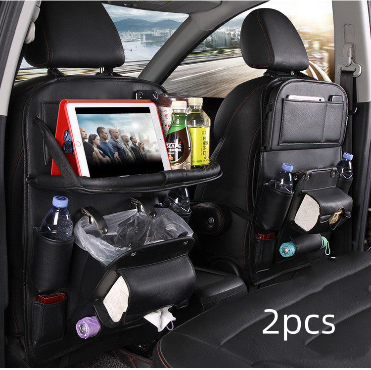 PU Leather Multifunctional Car Seat Back Organiser