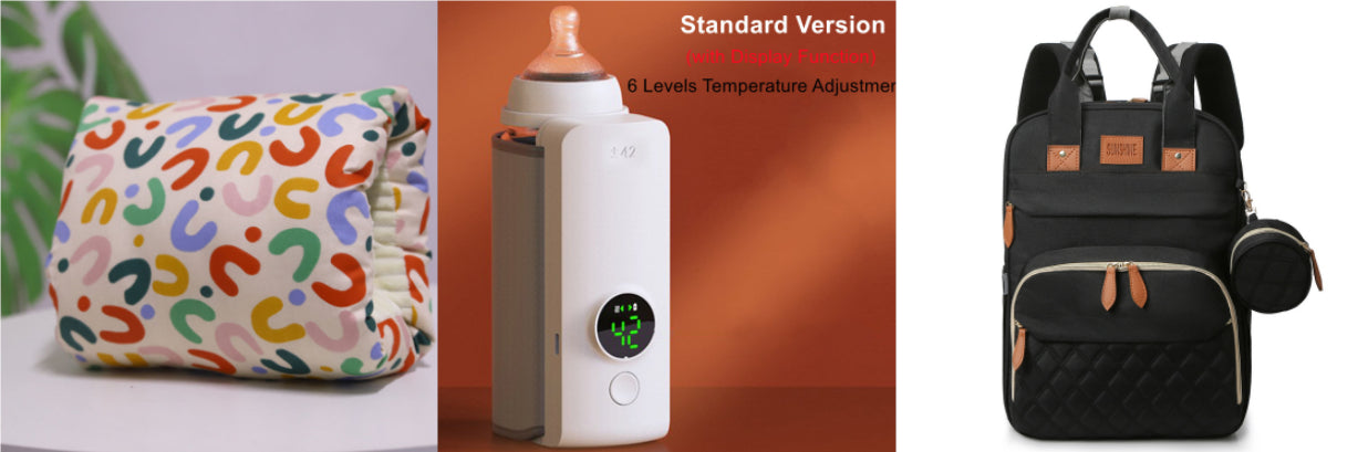 WarmNest™ Portable Wireless Baby Bottle Warmer