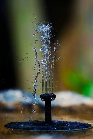 Solar-Powered Floating Fountain Pump for Gardens & Ponds