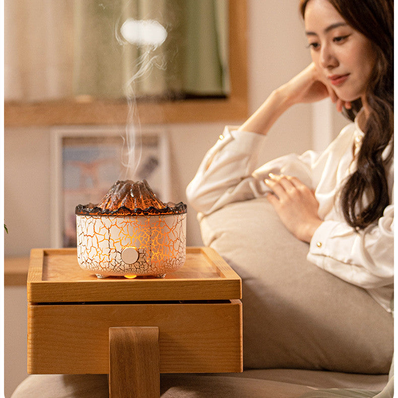 Volcano LED Humidifier & Aromatherapy Essential Oil Diffuser