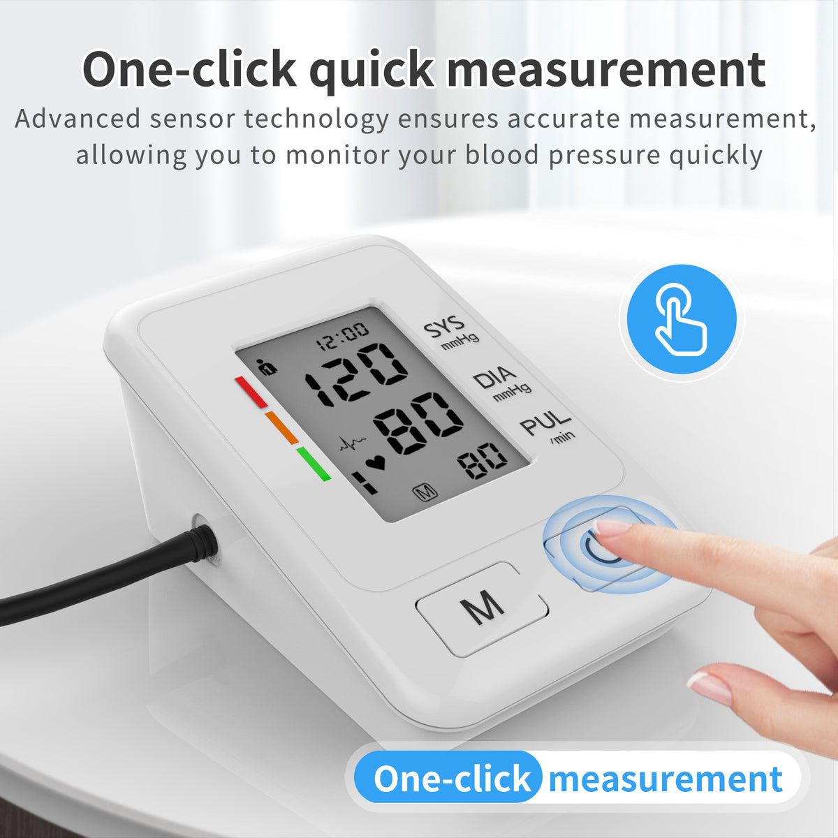 Upper Arm Electronic Blood Pressure Monitor