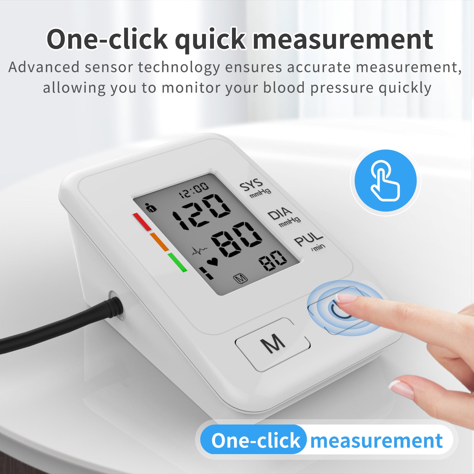 Upper Arm Electronic Blood Pressure Monitor