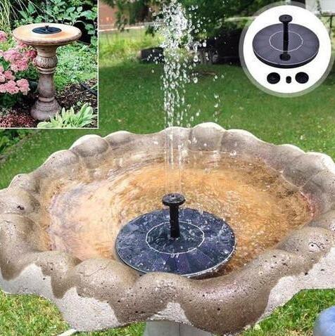 Solar-Powered Floating Fountain Pump for Gardens & Ponds
