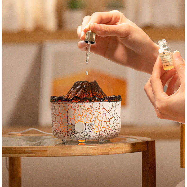 Volcano LED Humidifier & Aromatherapy Essential Oil Diffuser