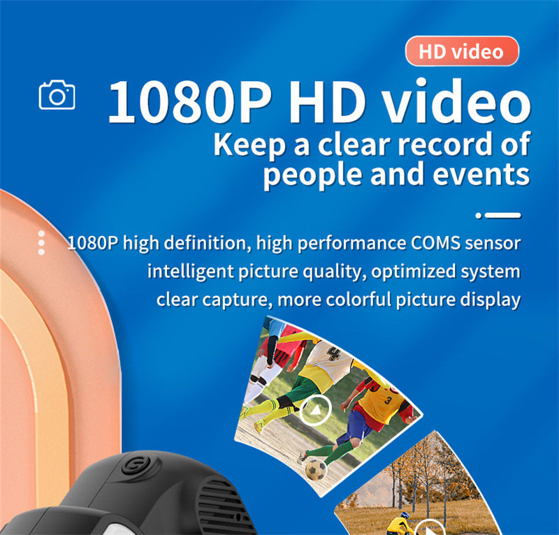 1080P HD Retro Mini Camera with Display Screen