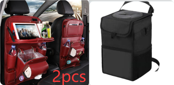 PU Leather Multifunctional Car Seat Back Organiser