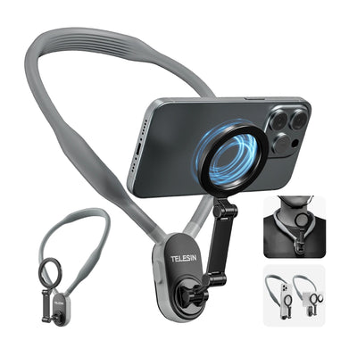 Magnetic Phone Neck Mount for Hands-Free Shooting