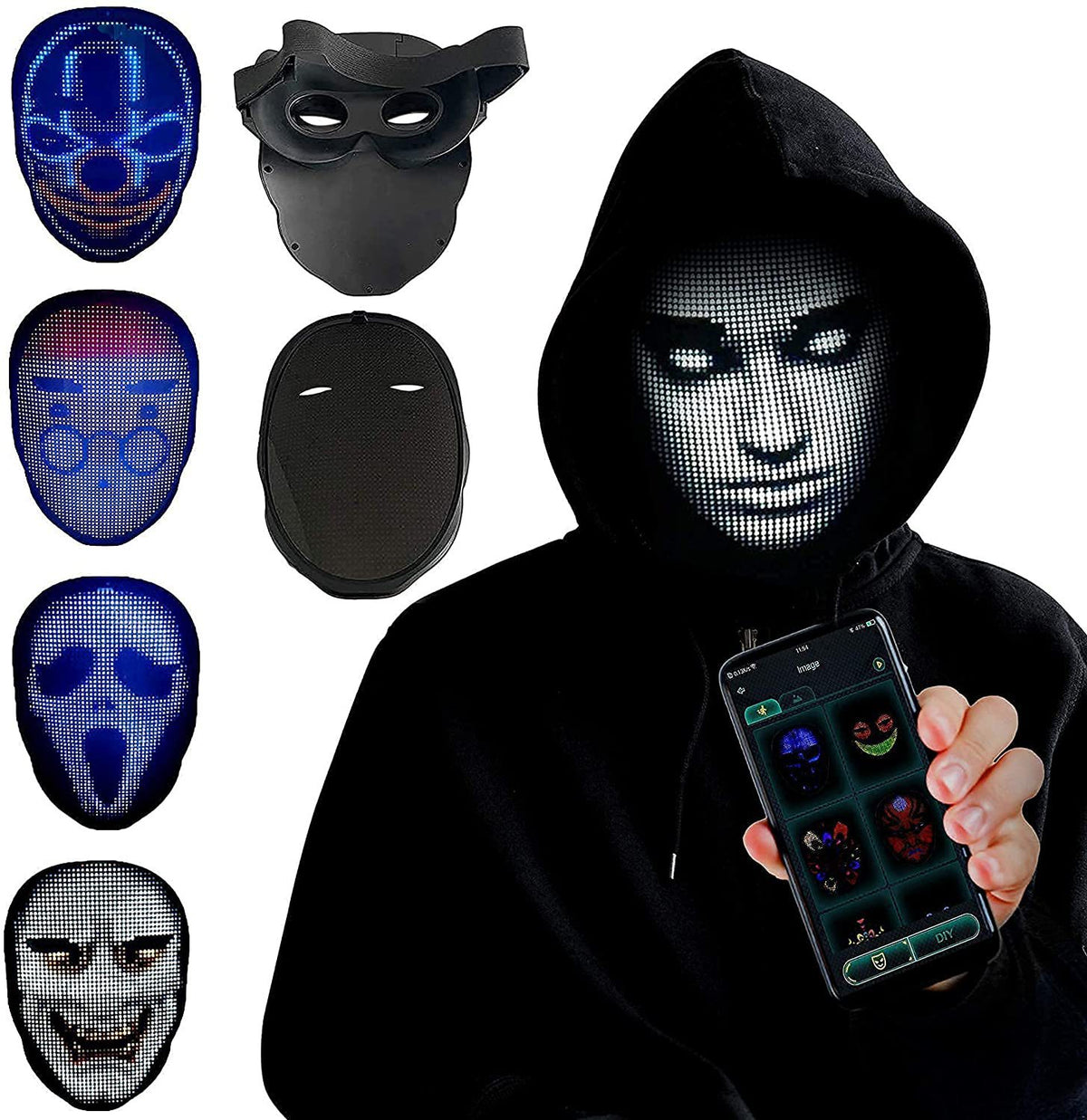LumaFace LED Expression Change Mask