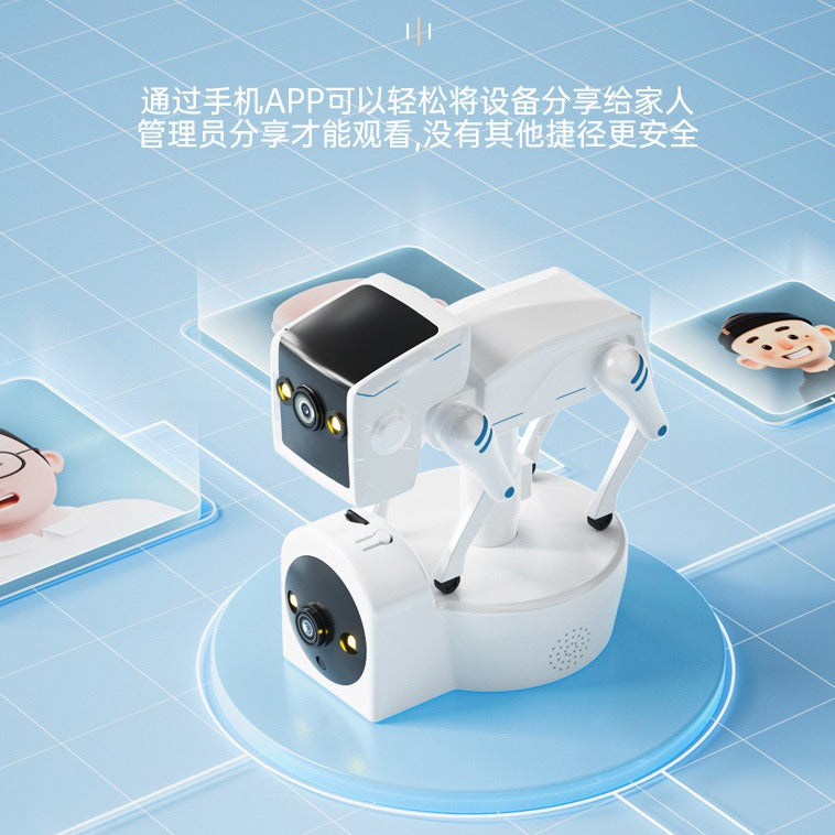 Smart Robot Dog WiFi Security Camera with Night Vision