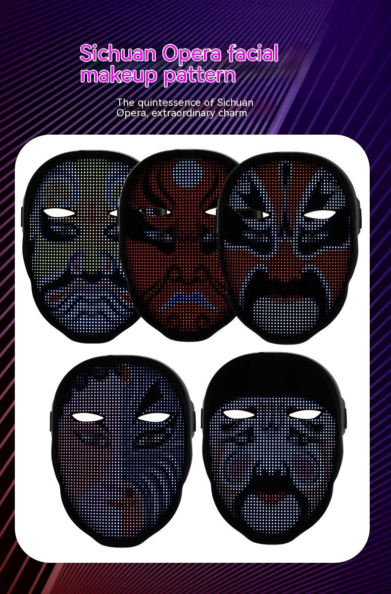 LumaFace LED Expression Change Mask