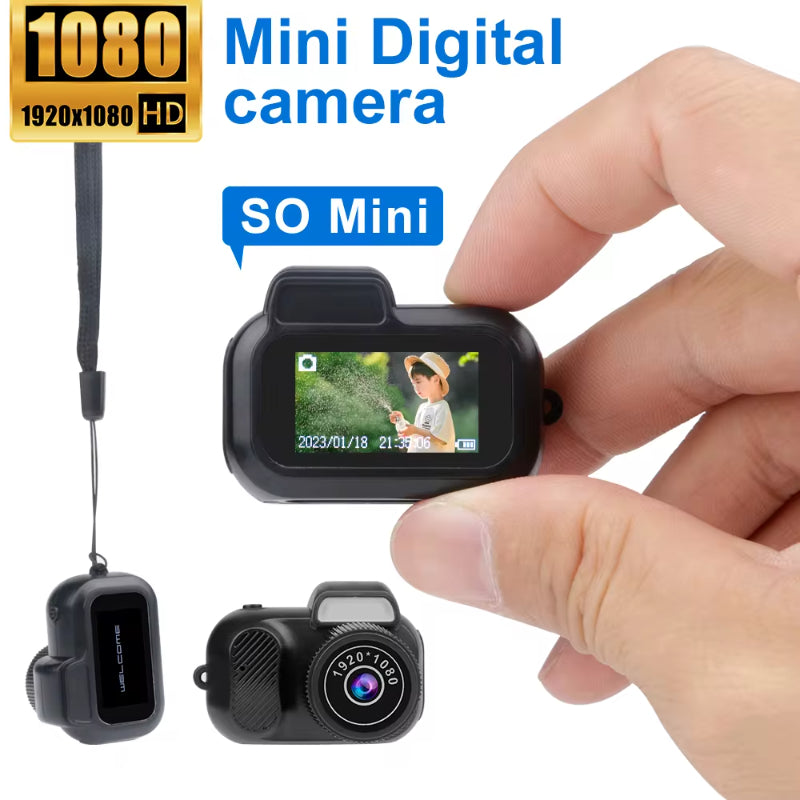 1080P HD Retro Mini Camera with Display Screen