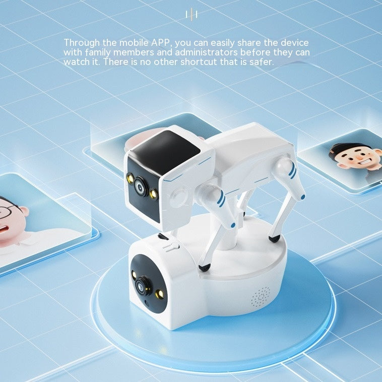 Smart Robot Dog WiFi Security Camera with Night Vision