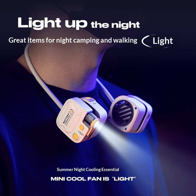Hands-Free Bladeless Neck Fan for Outdoor Use