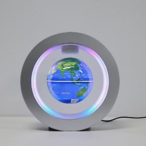 Floating LED World Globe with Anti-Gravity Illumination Effect